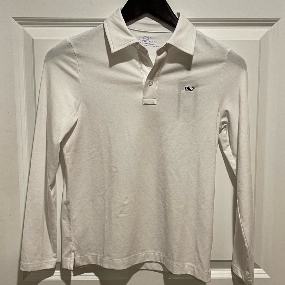 NWT. Boys Vineyard Vines LS Polo. Size S. (8-10)